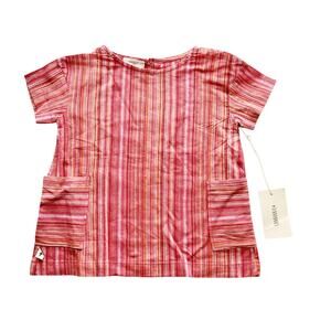 NWT Chaboukie Red Striped Dress